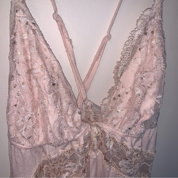 Victoria's Secret Pink Lace Chemise with Spaghetti Straps - Picture 6 of 8
